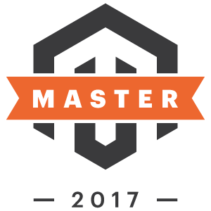 Badge für die Magento Masters 2017 (c) Magento